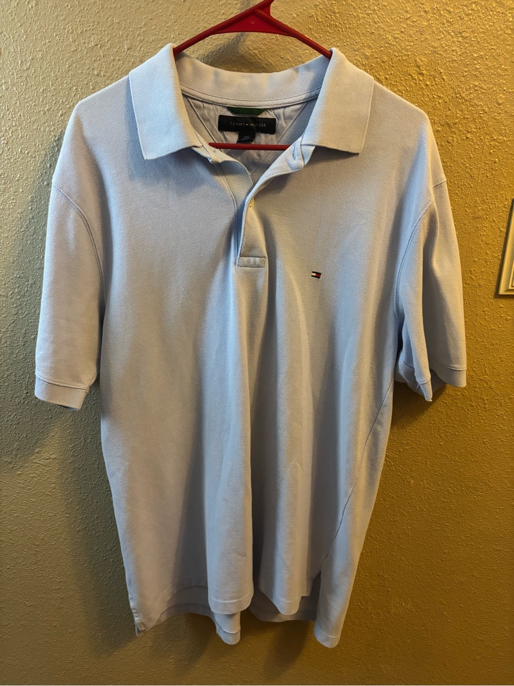 Tommy Hilfiger Pale Blue Men's Polo Shirt